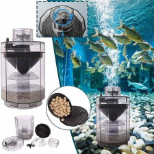  Akváriumi hulladék és hal ürülék gyűjtő, automata szűrő és tisztító akvárium vízszűrő