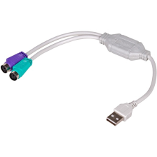 Akyga ak-ad-15 25cm usb - 2x ps/2 átalakító kábel kábel és adapter