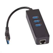 Akyga AK-AD-32 USB3.0 3-port + Ethernet hálózati kártya