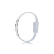 Akyga AK-AD-34 USB-A - microUSB kábel 23 cm - fehér kábel és adapter