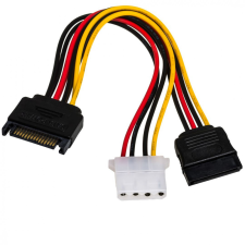 Akyga AK-CA-32 SATA /MOLEX átalakító Y kábel kábel és adapter