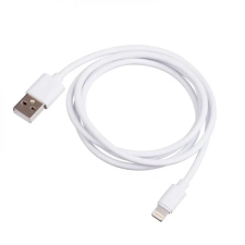 Akyga AK-USB-30 USB-A / Lightning kábel 1.0m fehér kábel és adapter