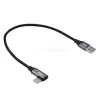 Akyga AK-USB-58 USB A (m) / USB type C (m) 60W Cable 0,3m Black (AK-USB-58)