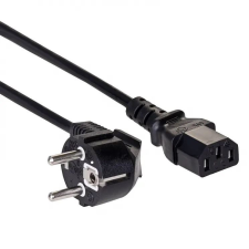 Akyga C/E/F ( CEE 7/7 ) - IEC C13 hálózati tápkábel 5m (AK-PC-05C) kábel és adapter