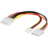 Akyga - Power cable Molex/Molex+miniMolex 15cm - AK-CA-14