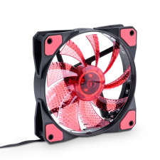 Akyga rendszerhűtő ventilátor aw-12c-bl, 12cm, piros aw-12c-br hűtés
