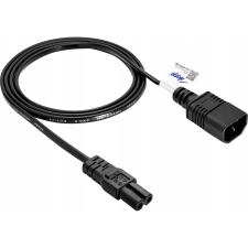 Akyga tápkábel IEC C7 / C14 1.5m (AK-PC-15A) (AK-PC-15A) kábel és adapter