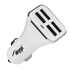 Akyga USB-s hálózati töltő adapter 4xUSB fehér (AK-CH-09) mobiltelefon kellék