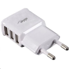 Akyga USB-s hálózati töltő adapter 5V/3.1A 3xUSB fehér  (AK-CH-05 240V) (AK-CH-05)
