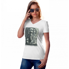  Al Capone - Női V-Nyakú Póló női póló