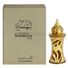 AL Haramain Lamsa Gold illatos olaj unisex 12 ml kozmetikai ajándékcsomag