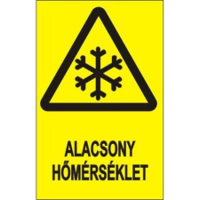  Alacsony hőmérséklet - öntapadó, 150*100mm információs tábla, állvány