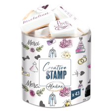 Aladine Dekor gumibélyegző - Wedding - Creative Foam Stamps (1 csomag) kreatív és készségfejlesztő
