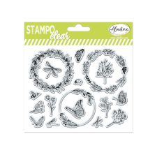 Aladine Szilikonbélyegző - Koszorúk - Clear Stamps (1 csomag) bélyegző