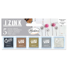 Aladine Tintapárna készlet S - 5 szín - Classics - Izink Quick Dry (1 csomag) bélyegző