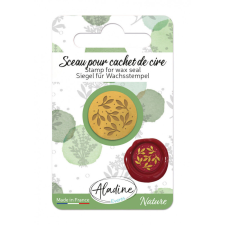 Aladine Viaszpecsét fej 20 mm - Levelek - All Over Foliage - Wax Seal (1 db) kreatív és készségfejlesztő