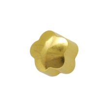  Alakzat - arany szín - virág 4mm fülbevaló