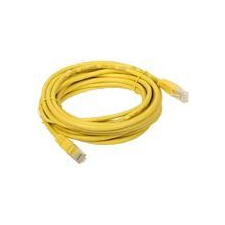 Alantec U/Utp Cat5E Patch Kábel - 0.5m, Sárga (KKU5ŻÓŁ0.5) kábel és adapter