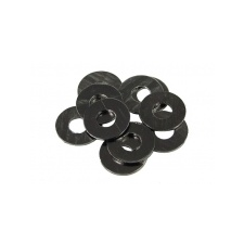  Alátét DIN 125 M3 fekete eloxált alumíniumból (10-es csomag) asztali számítógép kellék