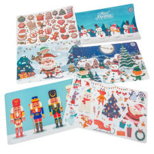  Alátét karácsonyi mintával műa. mix 32x28cm dekorációs kellék