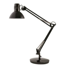 ALBA Asztali lámpa, 11 W, ALBA "Architect", fekete világítás
