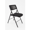  ALBA Összecsukható szék, fém és szövet, ALBA "CPDIVANO N", fekete