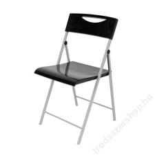 ALBA Összecsukható szék, műanyag, ALBA Smile, fekete (BAS11) tárgyalószék