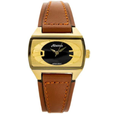  Albatross női óra arany-bőr kvarc 35mm karóra