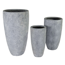 Alberta Vase kompozit növénytartó szürke 56x100cm S3 kerti tárolás