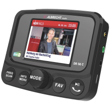 Albrecht DR56 C DAB+ Digitális Rádió Adapter - Fekete (27156) rádió