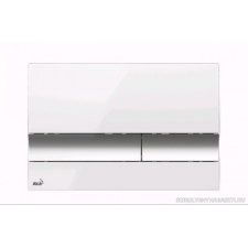 Alcaplast Nyomólap a falsík alatti szerelési rendszerekhez, fehér-fényes/króm-fényes szaniter