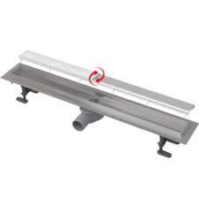 Alcaplast Zuhanyfolyóka, 550mm, Burkolható/Klassik, Fit and Go, APZ13, AlcaPlast építőanyag