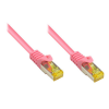 Alcasa 1m Cat 7 S/FTP hálózati kábel Magenta Cat7 S/FTP (S-STP)