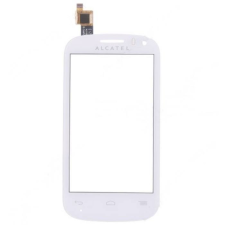 Alcatel Pop C3, OT-4033, gyári érintőpanel, fehér mobiltelefon, tablet alkatrész