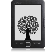 Alcor Myth 6&quot; E-book olvasó 4GB Black e-book olvasó