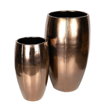  Alden Vase Giant kerámia növénytartó szett arany 44x77-57x100cm S2 kerti tárolás