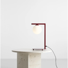 Aldex modern asztali lámpa zac fehér piros ald1038b15_1 világítás