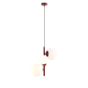Aldex modern függeszték bloom piros ald1091l15