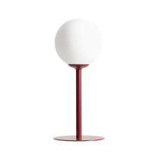 Aldex Pinne piros-fehér asztali lámpa (ALD-1080B15) E14 1 izzós IP20 világítás
