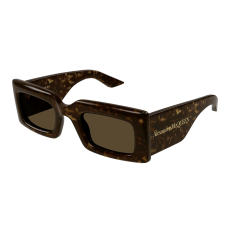 Alexander McQueen AM0433S-002 DARK HAVANA BROWN napszemüveg