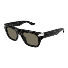 Alexander McQueen AM0441S-003 GREY HAVANA BROWN napszemüveg napszemüveg