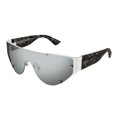 Alexander McQueen AM0447S-002 SHINY SILVER MIRROR(DOUBLE) SILVER napszemüveg