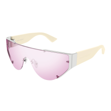 Alexander McQueen AM0447S-004 SHINY SILVER FLASH PINK napszemüveg napszemüveg