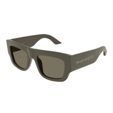 Alexander McQueen AM0449S-003 SHINY BROWN BROWN napszemüveg