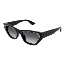 Alexander McQueen AM0465S-001 SHINY BLACK GRADIENT GREY napszemüveg napszemüveg