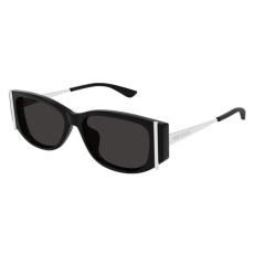 Alexander McQueen AM0494SA 001 SHINY SOLID BLACK GREY napszemüveg
