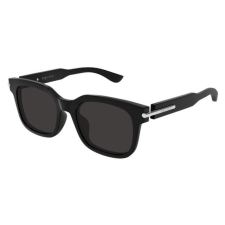 Alexander McQueen AM0496SA 001 SHINY SOLID BLACK GREY napszemüveg napszemüveg