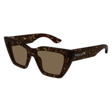 Alexander McQueen AM0507S 002 SHINY DARK HAVANA BROWN napszemüveg