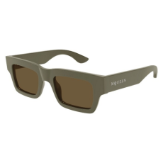 Alexander McQueen AM0508S 003 SHINY SOLID TAUPE BROWN napszemüveg