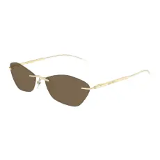 Alexander McQueen AM0525S 002 GOLD BROWN napszemüveg